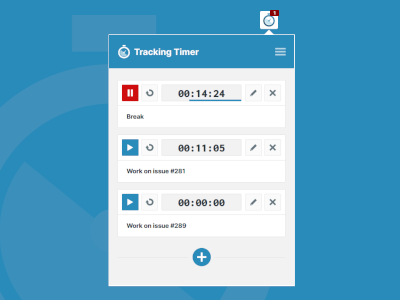 Tracking Timer